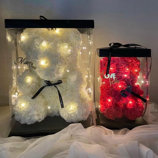 당일출고🌹led 장미 꽃 곰돌이🧸곰인형 꽃다발