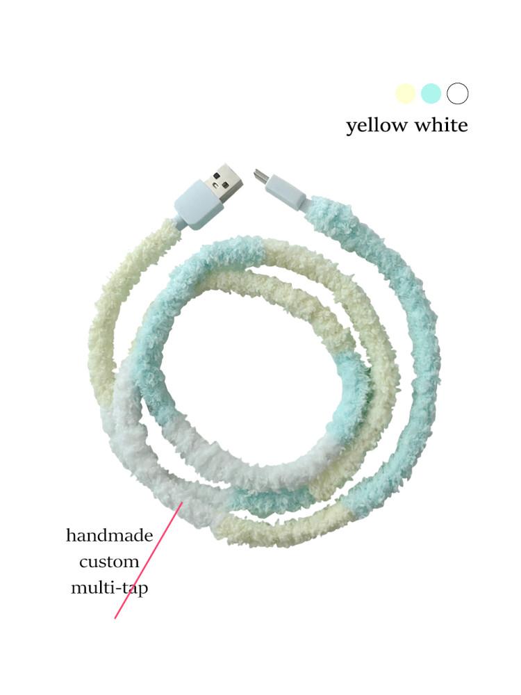 커스텀 메이드 케이블 1m -yellow white