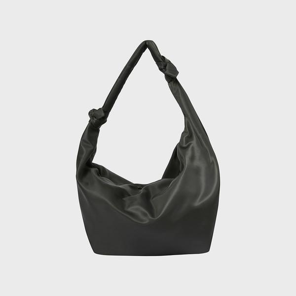 Classic Knot Hobo Bag - Charcoal Brown