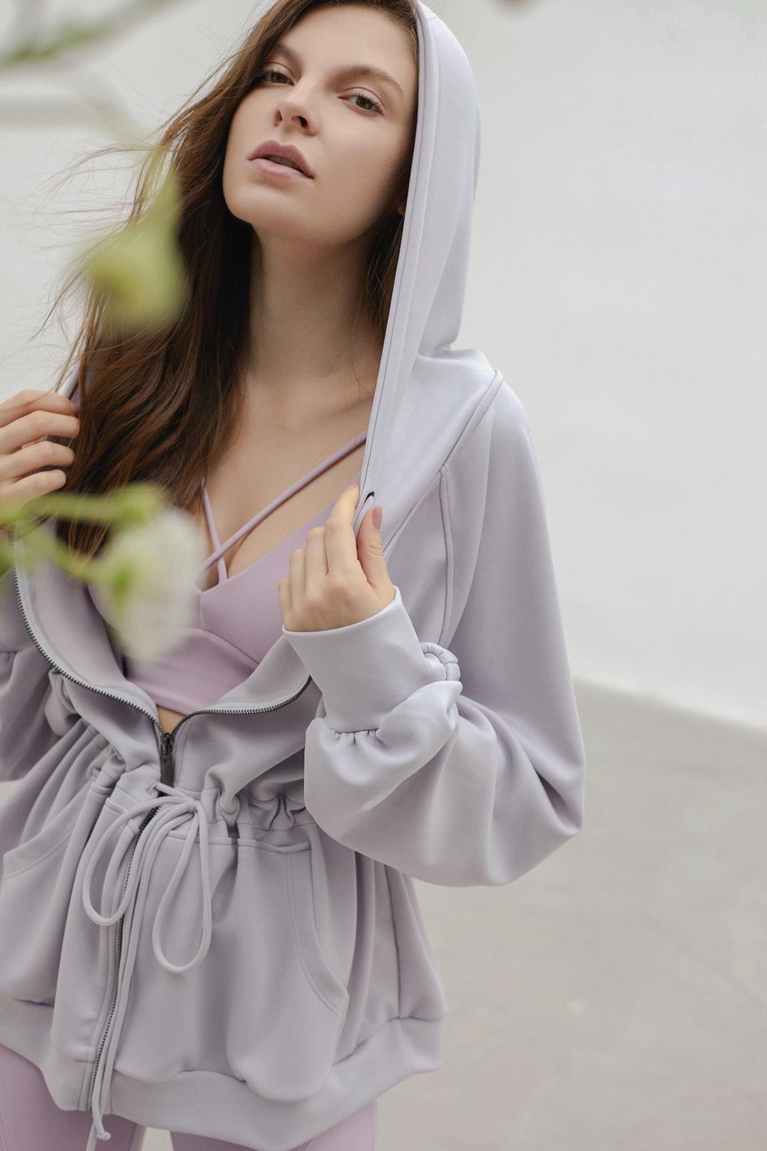 Oversized Angel Jacket - Free Size / Misty Grey