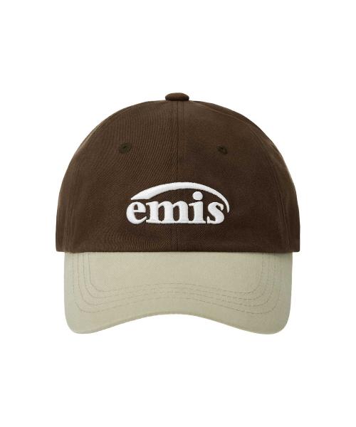 이미스(EMIS)  NEW LOGO MIX BALL CAP(RENEWAL)-BEIGE/BROWN - 사이즈 & 후기 | 무신사
