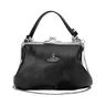 23FW VIVIENNE WESTWOOD 비비안웨스트우드 여성 그래니 펄스 크로스백 블랙 52020003 S000D
