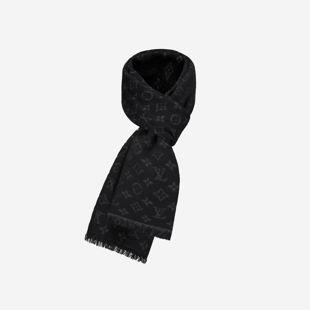 Louis Vuitton Monogram Classic Scarf Black