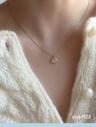 snow necklace -gold (silver925)