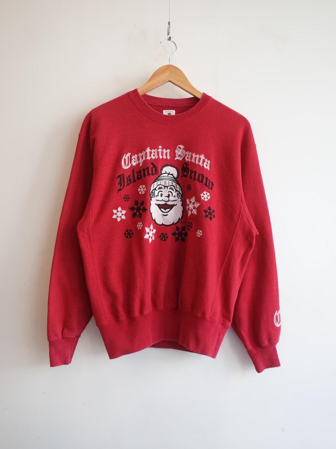 CAPTAIN SANTA 캡틴산타 자수 맨투맨 | 후루츠패밀리