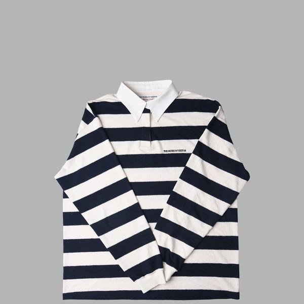LOGO STITCHED STRIPE PK SHIRT