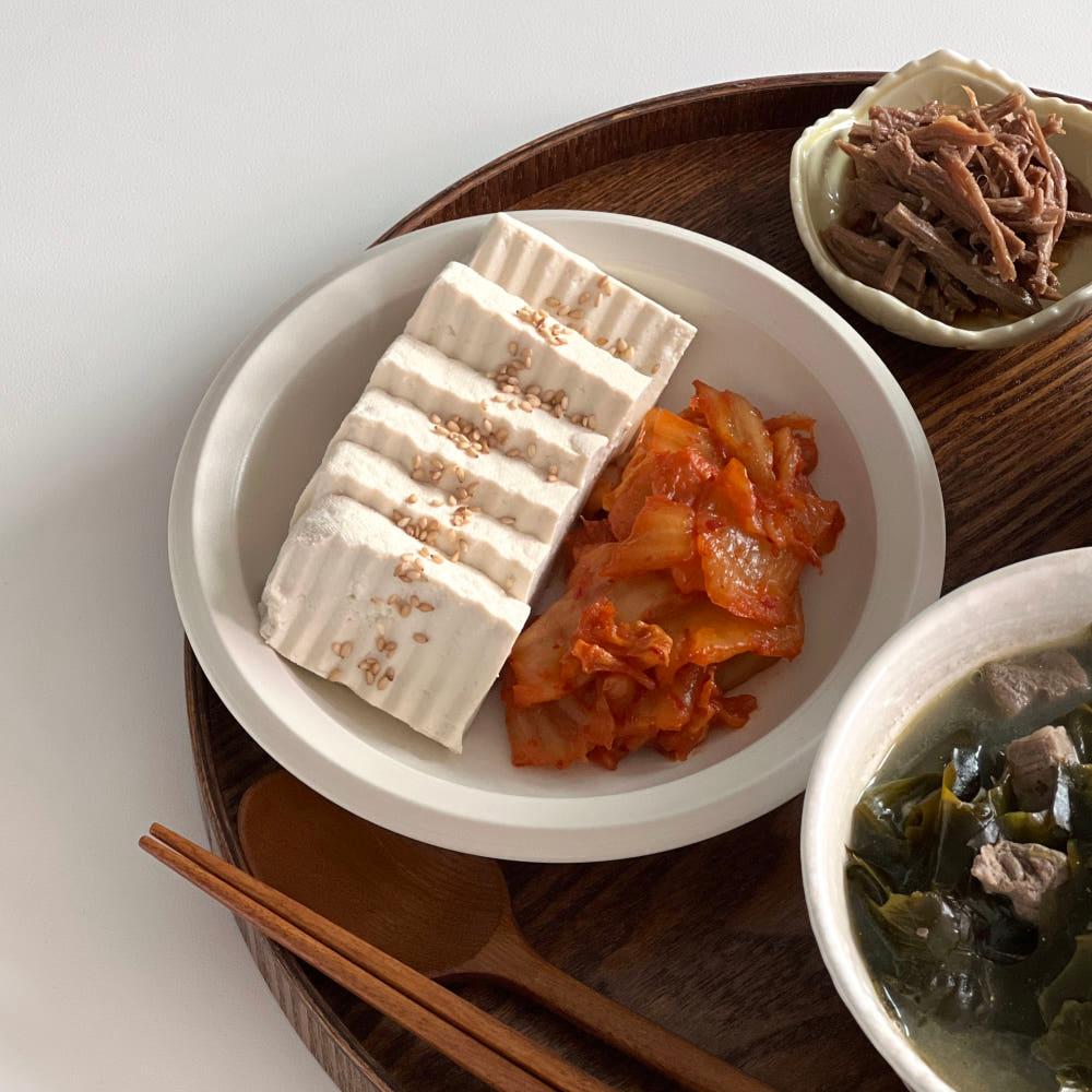 포유 원형 찬기