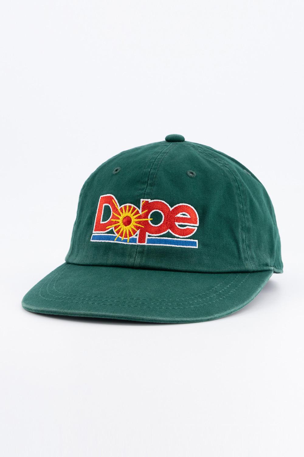 DOPE Long Bill Washing Cap Green