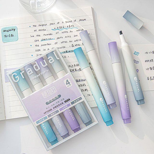 그라데이션 바디 4종 형광펜