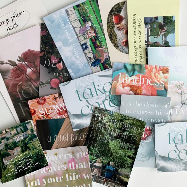 [페이지시즈닝] 빈티지 포토팩 (다꾸스티커 스티커팩 빈티지스티커)