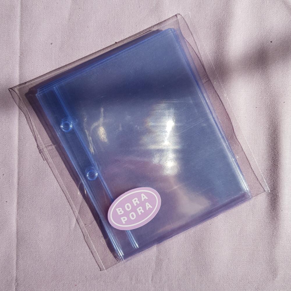 7.7x10 미니 3공 바인더 pvc속지 10매