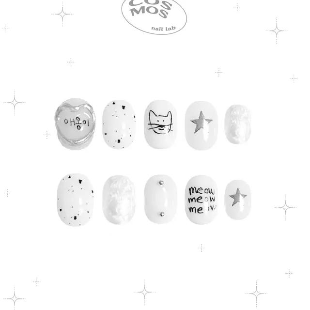 [New!] 애옹이 멍멍이 고퀄리티 가성비 핸드메이드 수제 젤 네일팁