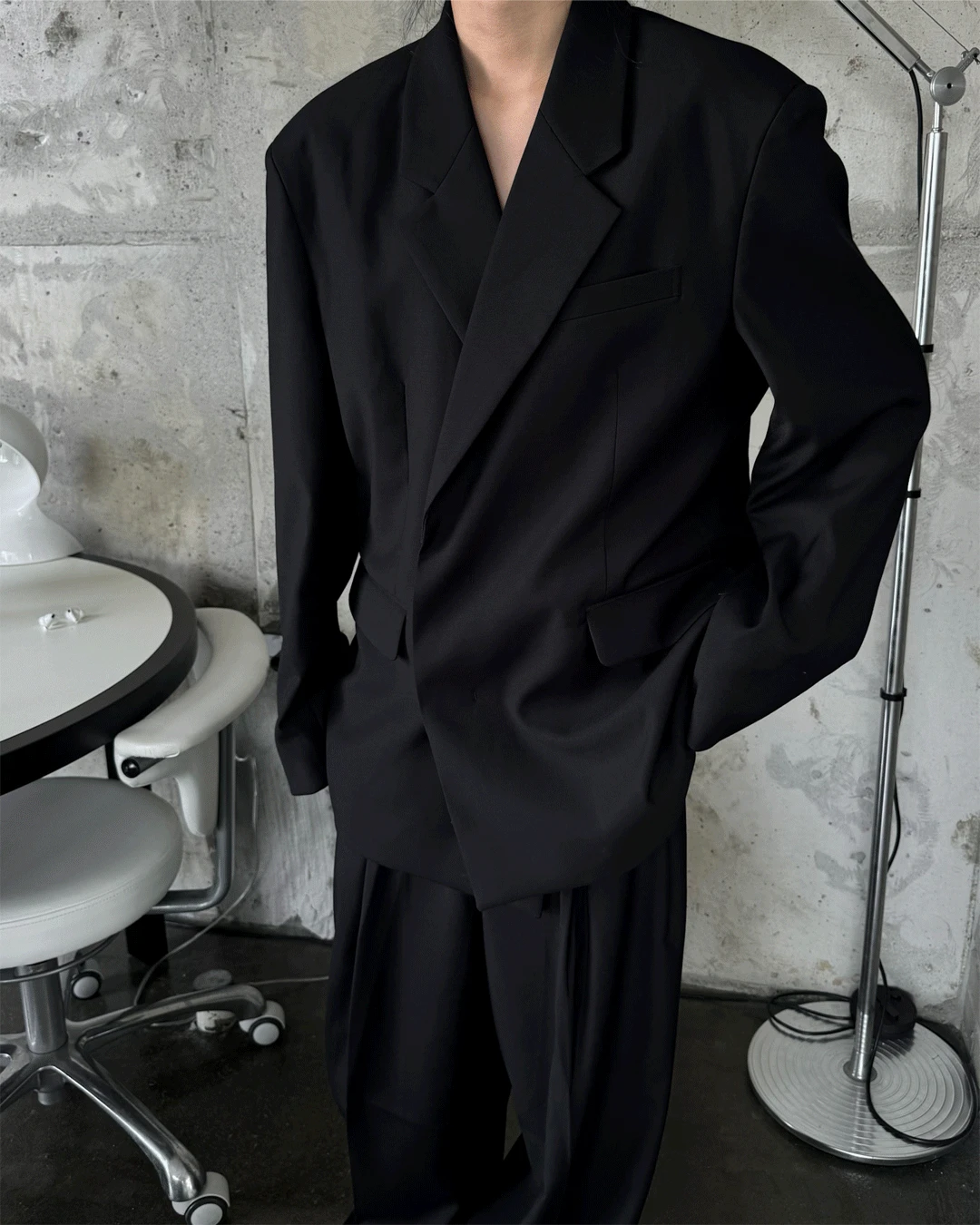 클래식 더블 블레이저 (남녀공용)