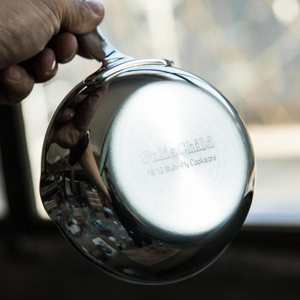 슈퍼추천 줄리아차일드 미니 스텐 후라이팬 에그팬 소스 계란후라이  1인가구