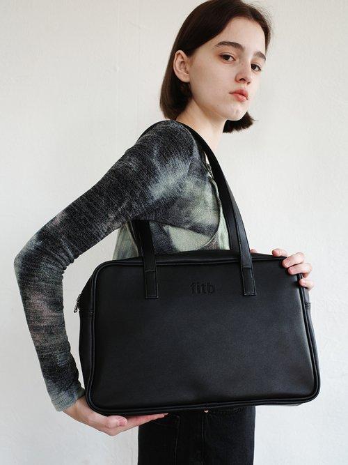 필인더블랭크 Sister Trapezoid Shoulder Bag (black) - 위시버킷