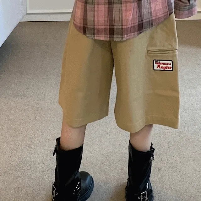 [당일출고/동일상품최저가] 패치 워크 버뮤다 팬츠 *UNISEX/국내제작