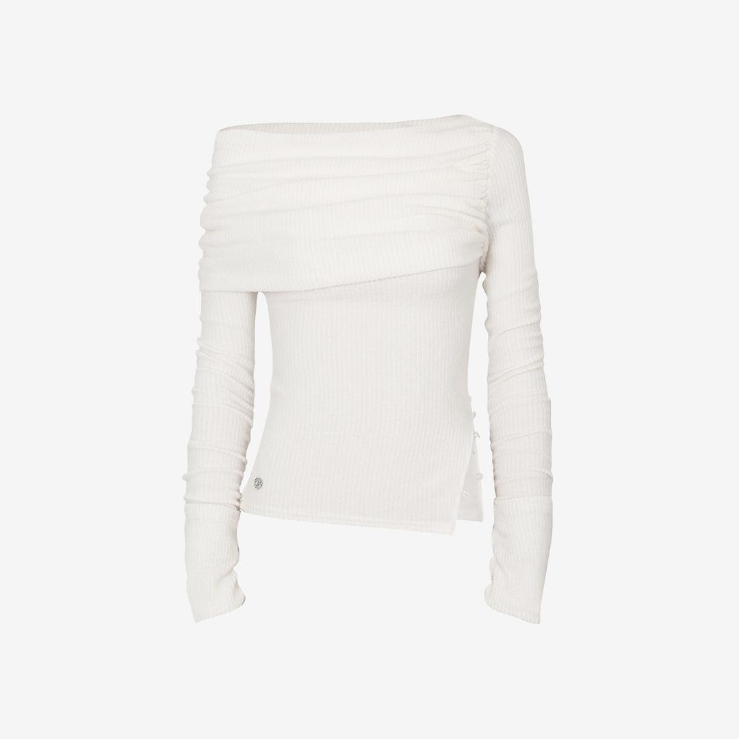Pain Or Pleasure Women Jennie Off-shoulder Top White