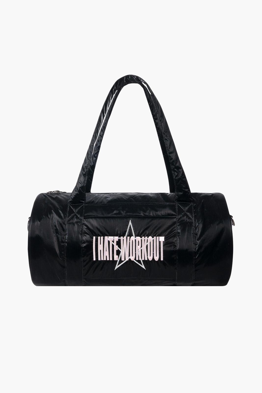 워크아웃 글로시 더플백 (Black)