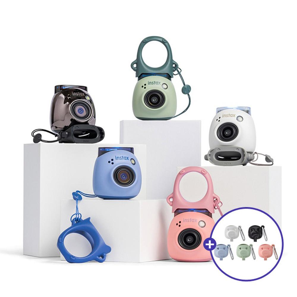 (한국후지필름정품)인스탁스 PAL+전용실리콘 케이스/소형 키즈 어린이 카메라