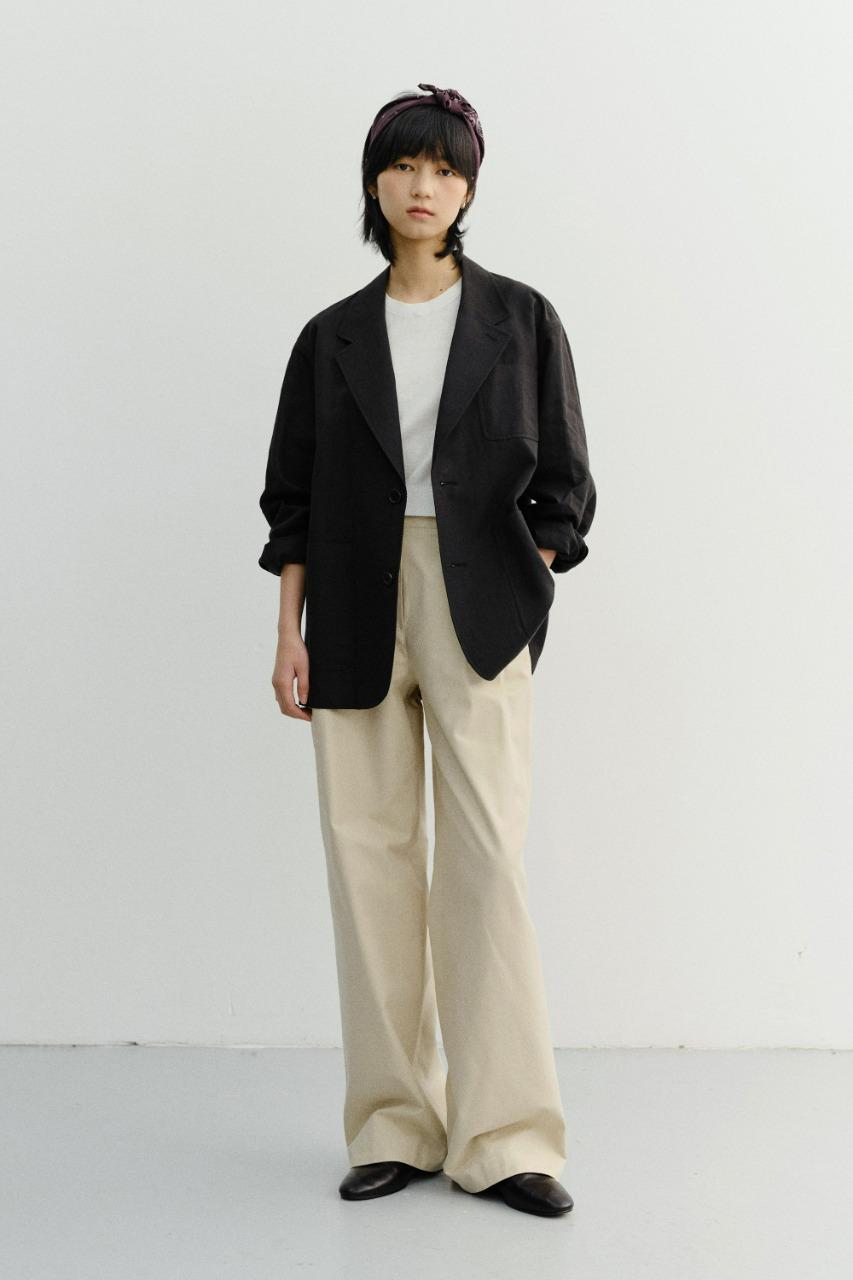 UNISEX SOFT TAILORED JACKET BLACK_UDJA6B123BK