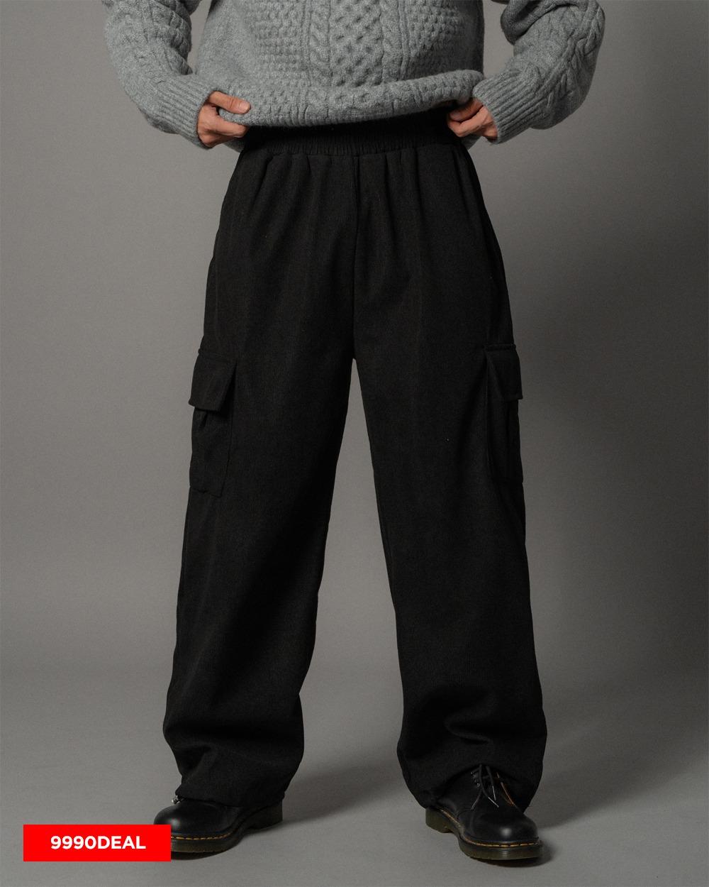 [9990won] 코듀로이 골덴 와이드팬츠