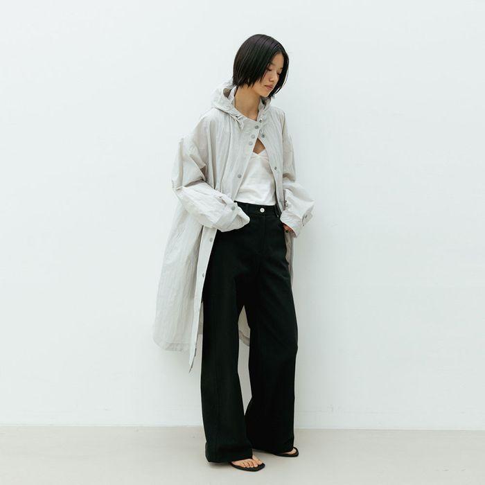 [8차] Cotton Straight Pants(Black)