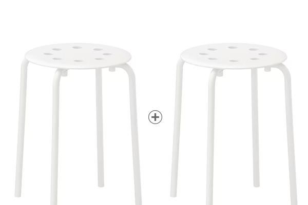 MARIUS 마리우스 스툴/ 다용도 의자(1+1)