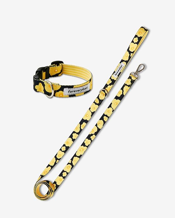 포에브리바리 팬지 목줄세트 l 옐로우