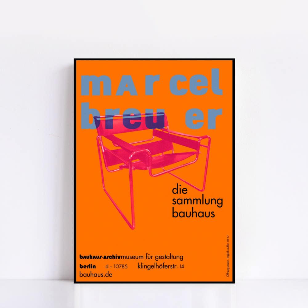 No.263 바우하우스포스터 인테리어포스터 Wassily Chair 바실리체어포스터 bauhaus  독일 바우하우스 디자인 가구  마르셀브로이어 사진 액자