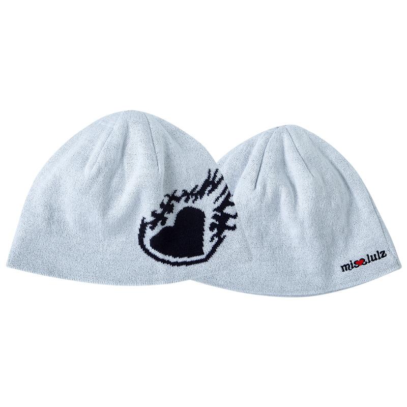 MISSLULZ  LOVE METEOR BEANIE WHITE