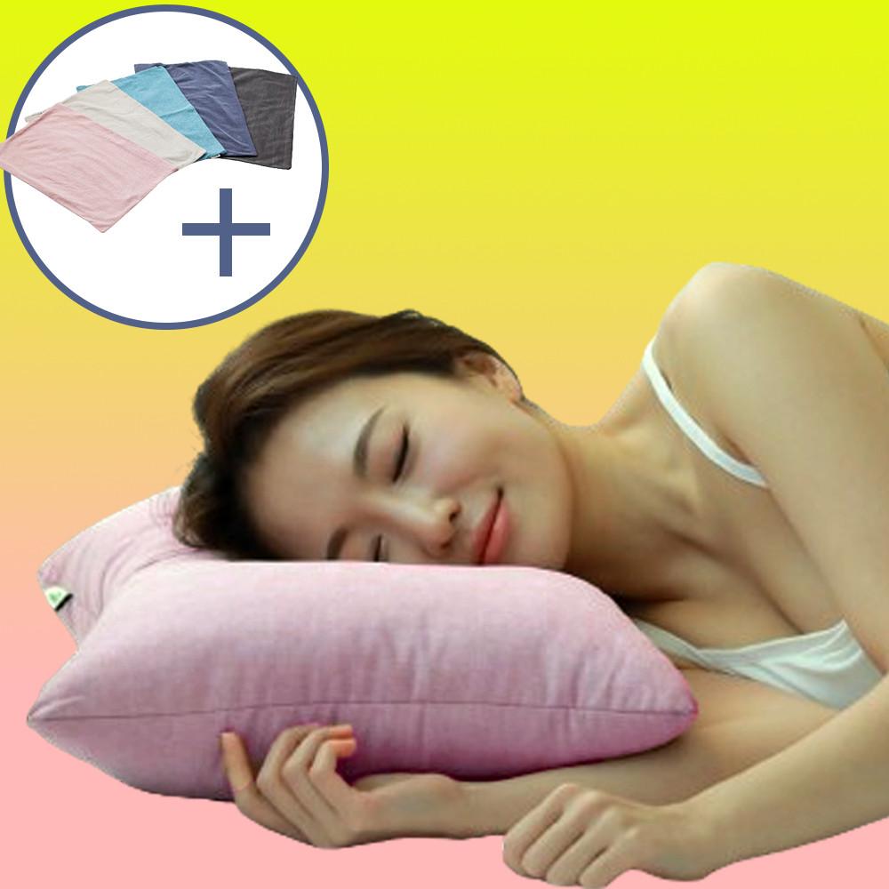 코튼샤워 신제품 경추베개 빨아쓰는 옆으로자는 거북목 목디스크베개