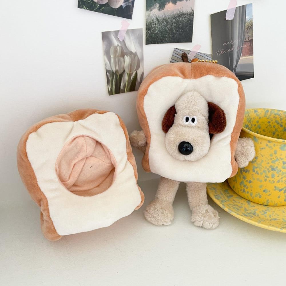 10cm 그로밋옷 식빵 모자 아이돌 모루 인형