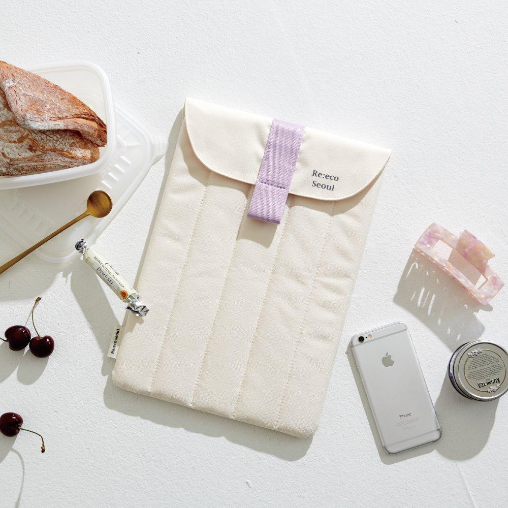 리에코 스콘 랩탑 파우치 Lavender (RE:PET line)