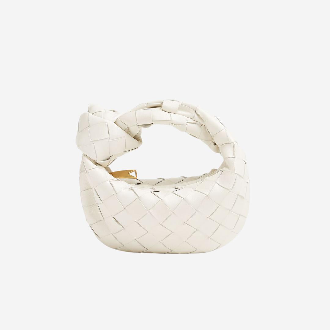 Bottega Veneta Candy Leather Jodie Chalk