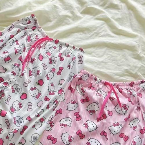 러블리 훈녀 키티 잠옷 바지 파자마