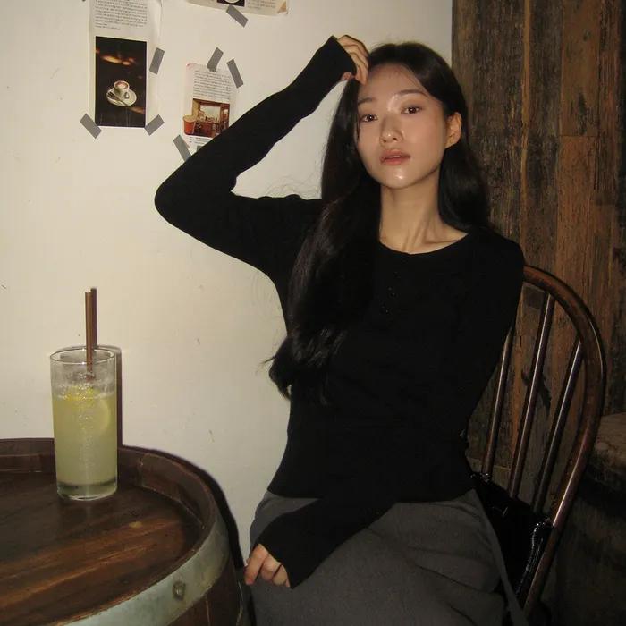 [보라끌레르, 오제 PICK] [우먼] 슬림 헨리넥 골지 니트 6 COLOR COWKT004