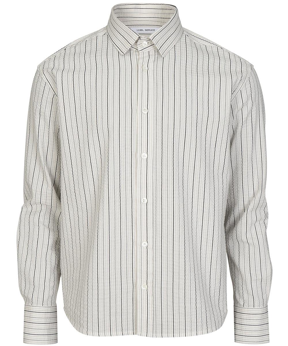 CONTOUR STRIPE CROP SHIRT