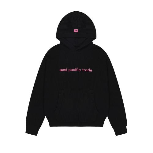 KNIT HOODIE (BLACK)