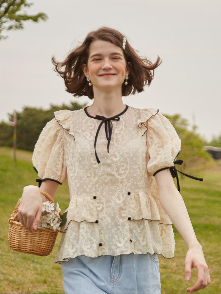 Can-Can Punching Blouse