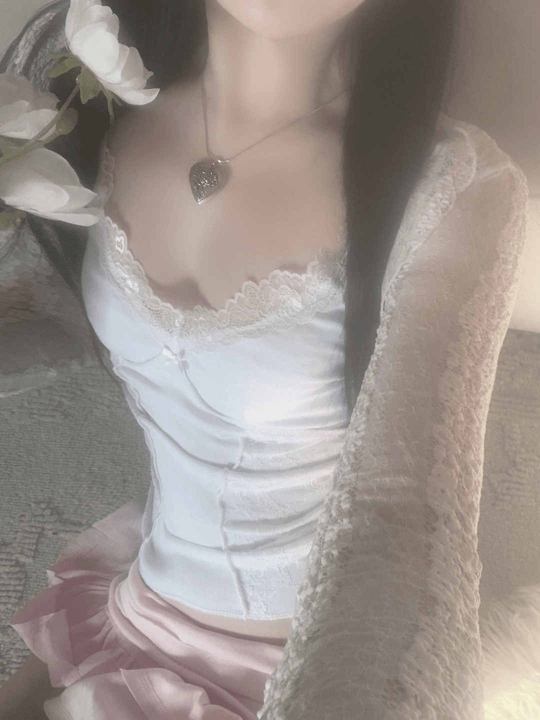 Ridona Lace Top (White)