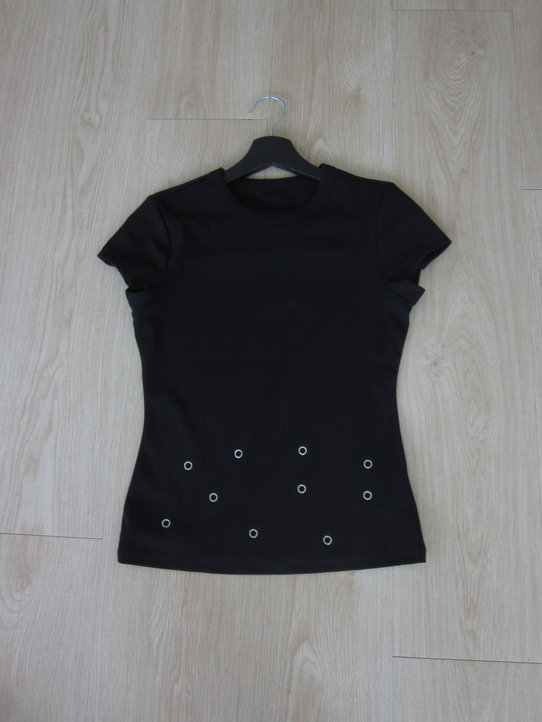 Eyelet slim tee
