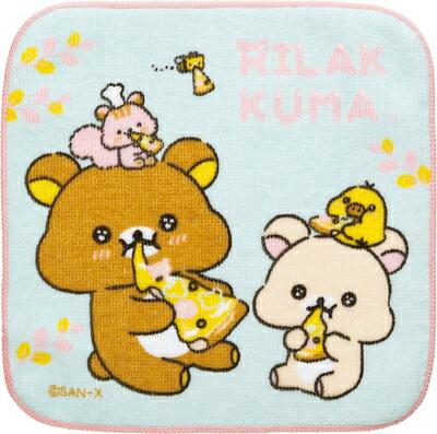 【楽天市場】プチタオル リラックマ RILAKKUMA みんなでまんぷくまくまく キャラミックス CM48601 サンエックス san-x ポイント UP 期間限定 業者様歓迎：原宿シャイン楽天市場店