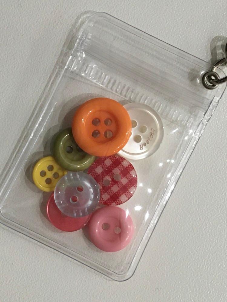 first button keyring (와글와글.ver)