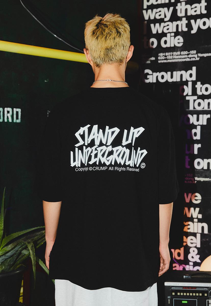 스탠드업 시그니처 로고 티셔츠 (CT0355-1)