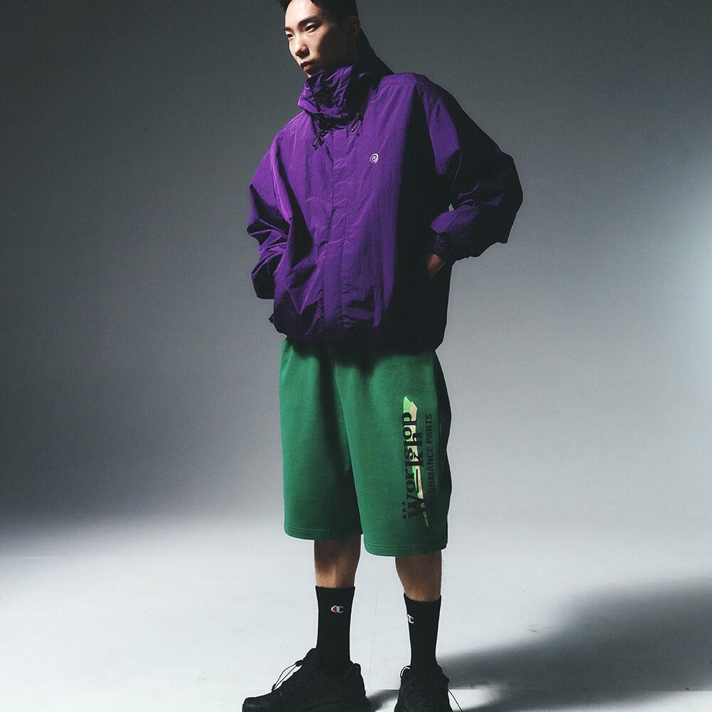 고프 후드 윈드 브레이커 퍼플