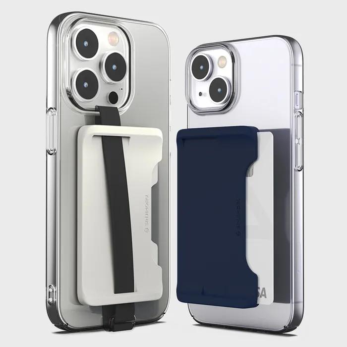 신지루프 월렛 아이폰 갤럭시 전기종 호환 핸드폰 핑거 스트랩 폰스트랩 결합용 실리콘 카드 지갑 케이스