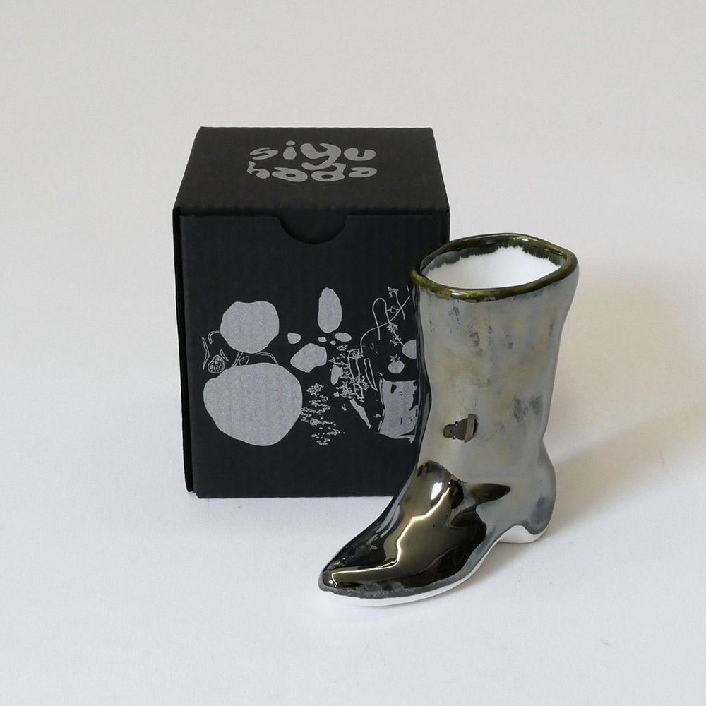 [Gift 패키지] mini boots vase metal