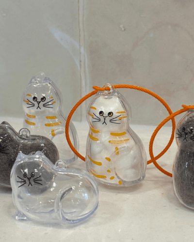 반려동물 털 보관 캡슐 키링 5종 (고양이,강아지)