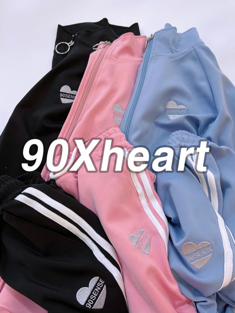 90xheart track pants 3color
