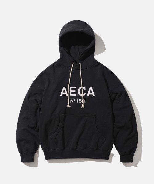 BIG LOGO PULLOVER HOODIE-BLACK/WHITE